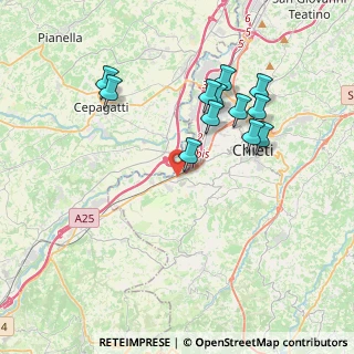 Mappa Via Riccio, 66100 Chieti CH, Italia (3.87333)