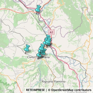 Mappa Via Flaminia Km 58.300, 01033 Civita Castellana VT, Italia (4.44)
