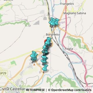 Mappa Via Flaminia Km 58.300, 01033 Civita Castellana VT, Italia (1.266)