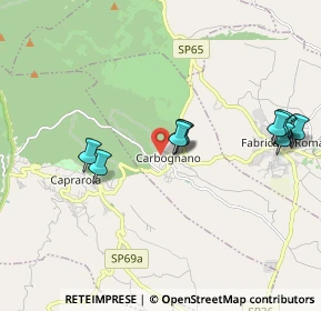 Mappa Via Aldo Moro, 01030 Carbognano VT, Italia (2.09545)