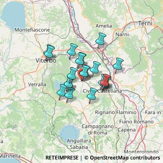 Mappa Via Variana, 01034 Fabrica di Roma VT, Italia (9.623)