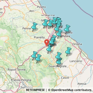 Mappa Via Paolo Bentivoglio, 66100 Chieti CH, Italia (12.99632)