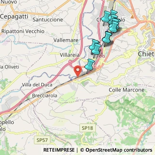 Mappa Via Paolo Bentivoglio, 66100 Chieti CH, Italia (2.525)