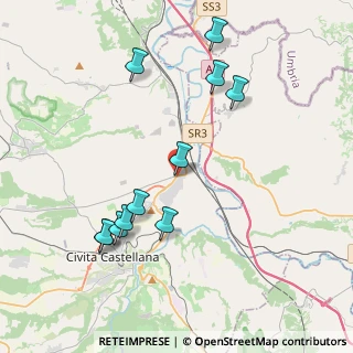 Mappa SS 3 km 58.252, 01033 Civita Castellana VT (4.36636)
