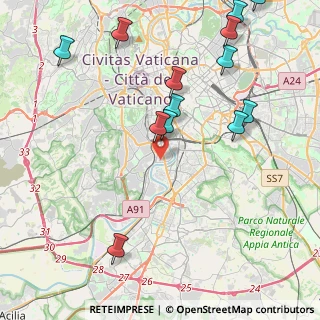 Mappa Via Vincenzo Brunacci, 00146 Roma RM, Italia (5.34538)