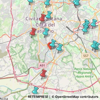 Mappa Via Vincenzo Brunacci, 00146 Roma RM, Italia (6.29833)