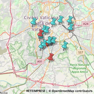 Mappa Via Vincenzo Brunacci, 00146 Roma RM, Italia (2.7275)