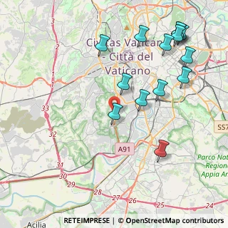 Mappa Via Carlo Oreste Zuretti, 00151 Roma RM, Italia (5.08)