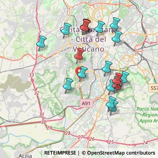 Mappa Via Carlo Oreste Zuretti, 00151 Roma RM, Italia (4.36526)