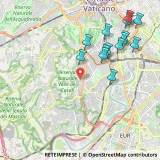 Mappa Via Carlo Oreste Zuretti, 00151 Roma RM, Italia (2.58429)