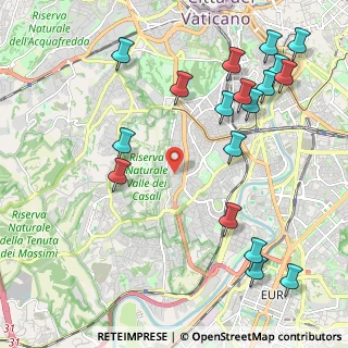 Mappa Via Carlo Oreste Zuretti, 00151 Roma RM, Italia (2.75889)