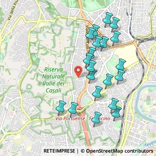Mappa Via Carlo Oreste Zuretti, 00151 Roma RM, Italia (1.076)