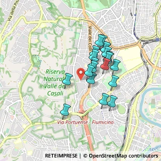 Mappa Via Carlo Oreste Zuretti, 00151 Roma RM, Italia (0.7465)