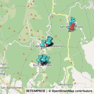 Mappa SP 59a, 00030 Capranica Prenestina RM, Italia (1.36667)