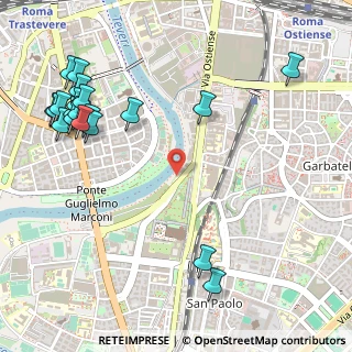 Mappa Lungotevere S. Paolo, 00146 Roma RM, Italia (0.741)