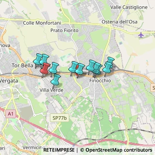 Mappa Via Grammichele, 00133 Roma RM, Italia (1.355)