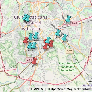 Mappa Piazza Giovanni da Triora, 00154 Roma RM, Italia (3.415)
