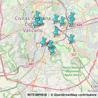 Mappa Piazza Giovanni da Triora, 00154 Roma RM, Italia (3.7925)