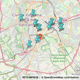 Mappa Piazza Giovanni da Triora, 00154 Roma RM, Italia (3.74214)