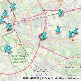 Mappa Via Matteo De Pasti, 00133 Roma RM, Italia (6.59846)