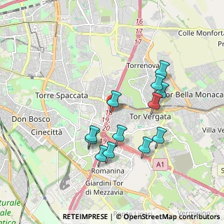 Mappa Via Matteo De Pasti, 00133 Roma RM, Italia (1.81083)