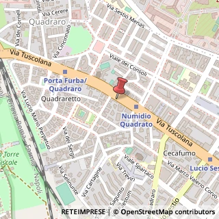 Mappa Via Tuscolana, 922, 00174 Roma, Roma (Lazio)