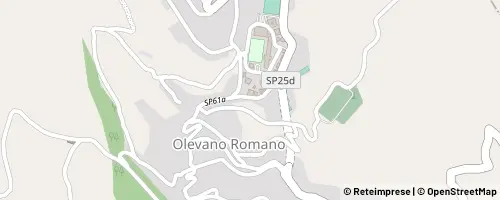 Mappa Olevano Romano