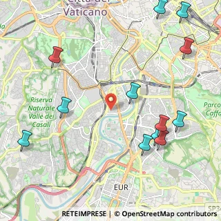 Mappa Via Alessandro Cruto, 00146 Roma RM, Italia (2.88667)