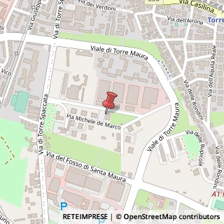 Mappa Via Michele de Marco, 12, 00169 Roma, Roma (Lazio)
