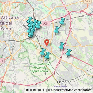 Mappa 00175 Roma RM, Italia (3.81067)