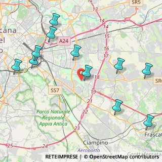 Mappa Via Roberto Fancelli, 00173 Roma RM, Italia (5.44364)