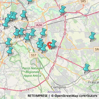 Mappa Via Roberto Fancelli, 00173 Roma RM, Italia (5.987)