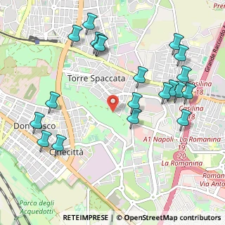 Mappa Via Roberto Fancelli, 00173 Roma RM, Italia (1.2735)