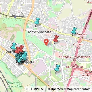 Mappa Via Roberto Fancelli, 00173 Roma RM, Italia (1.4565)