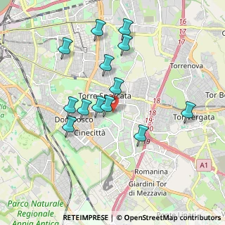 Mappa Via Roberto Fancelli, 00173 Roma RM, Italia (1.86538)