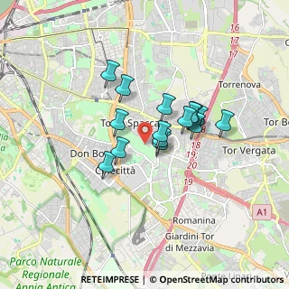 Mappa Via Roberto Fancelli, 00173 Roma RM, Italia (1.292)