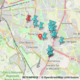 Mappa Via Roberto Fancelli, 00173 Roma RM, Italia (1.72412)