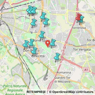 Mappa Via Roberto Fancelli, 00173 Roma RM, Italia (2.37857)