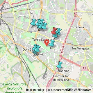 Mappa Via Roberto Fancelli, 00173 Roma RM, Italia (1.58667)