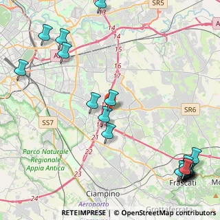 Mappa Via degli Orafi, 00133 Roma RM, Italia (6.739)