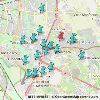 Mappa Via degli Orafi, 00133 Roma RM, Italia (1.9965)