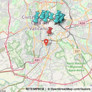 Mappa Piazza Augusto Righi, 00146 Roma RM, Italia (4.86444)