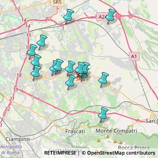 Mappa Via Patti, 00132 Roma RM, Italia (3.61933)