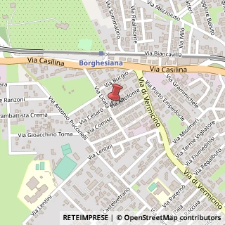Mappa Via Altofonte, 59, 00133 Roma, Roma (Lazio)