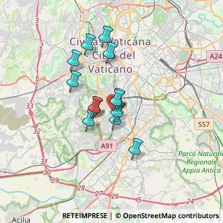 Mappa Via Gaetano Rappini, 00146 Roma RM, Italia (2.74385)