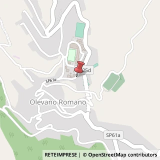 Mappa Via San Francesco D'Assisi, 66, 00035 Olevano Romano, Roma (Lazio)