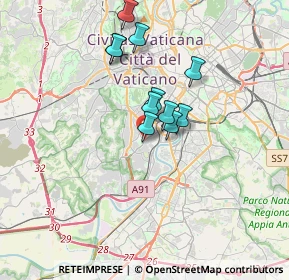 Mappa Via A. Fenizi, 00149 Roma RM, Italia (2.81364)