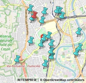 Mappa Via A. Fenizi, 00149 Roma RM, Italia (1.0745)