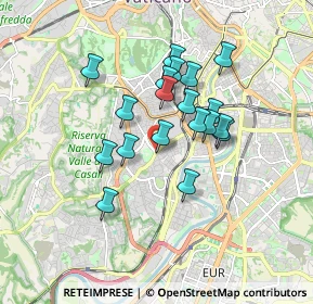 Mappa Via A. Fenizi, 00149 Roma RM, Italia (1.48632)