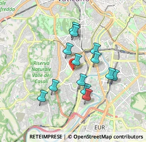 Mappa Via A. Fenizi, 00149 Roma RM, Italia (1.58846)